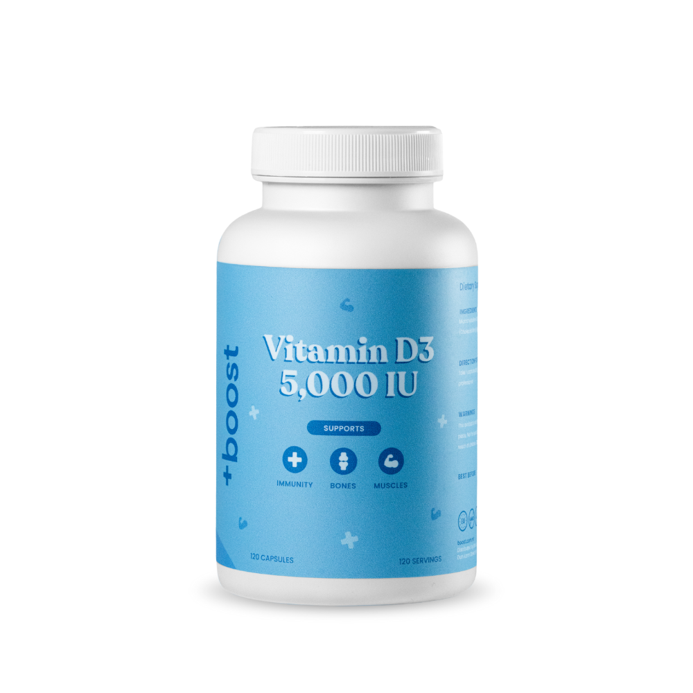 +boost Vitamin D3 5,000 IU