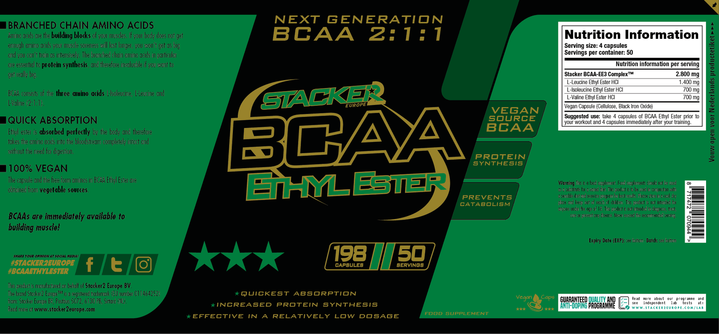 Stacker2 BCAA Ethyl Ester