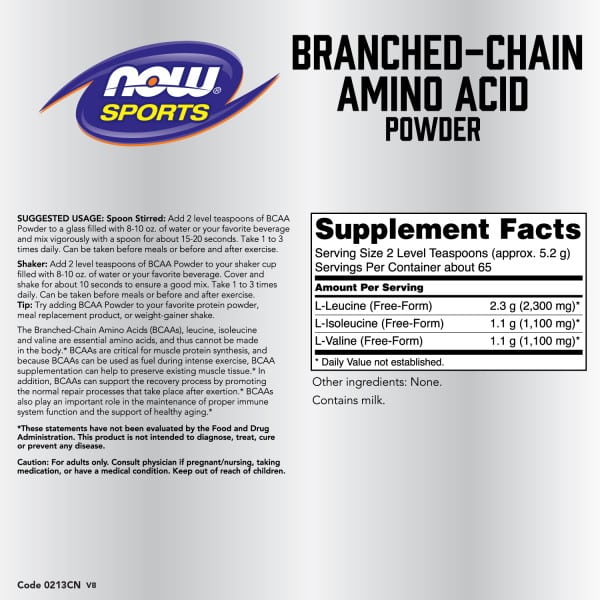 NOW Foods Branched Chain Amino Acid Powder