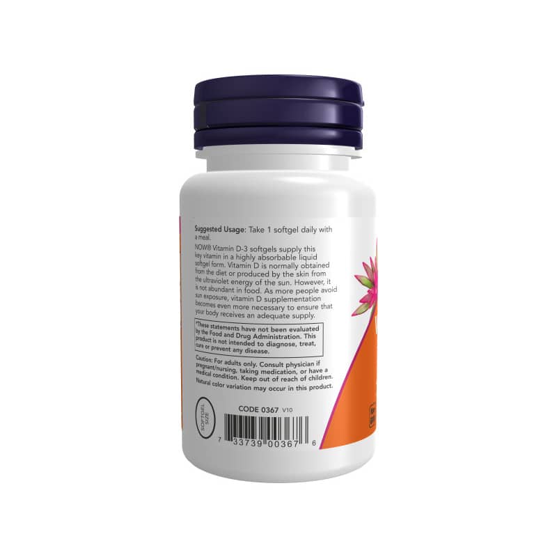 NOW Foods Vitamin D3 2,000 IU