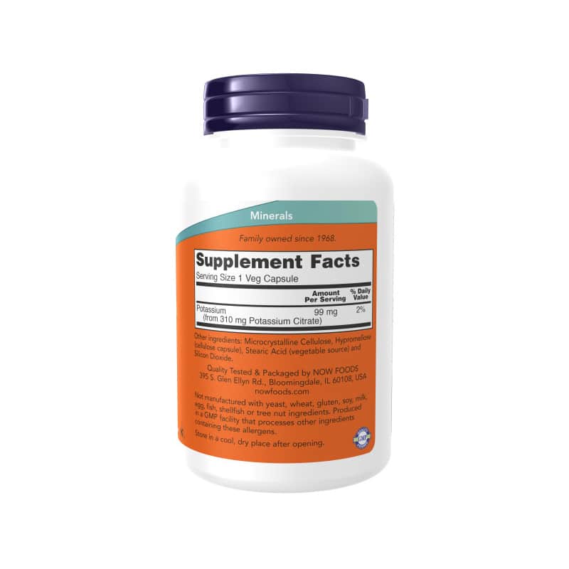 NOW Foods Potassium Citrate 99mg