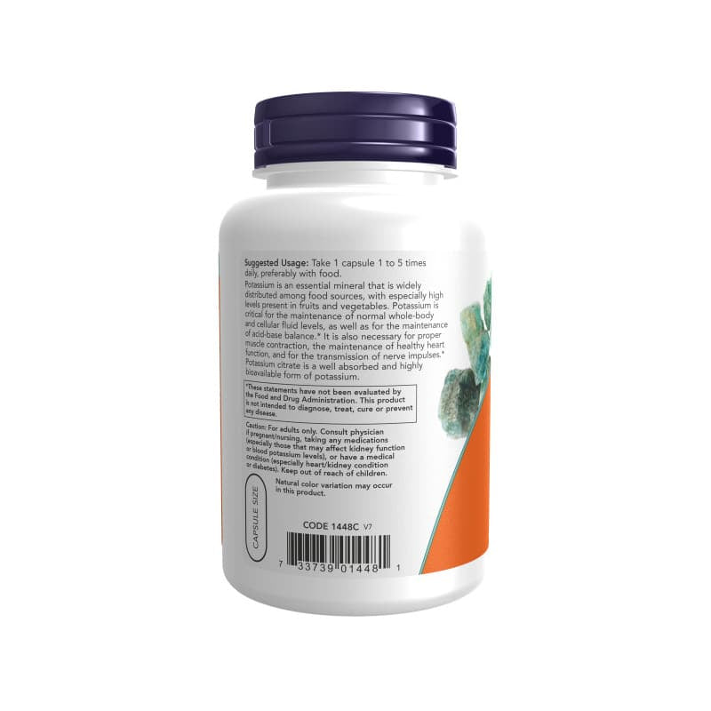 NOW Foods Potassium Citrate 99mg