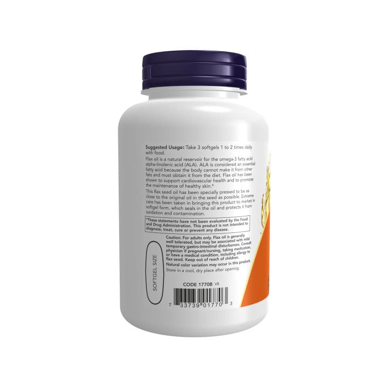 NOW Foods Flax Oil 1000mg