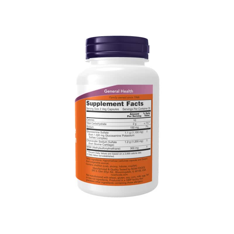 NOW Foods Glucosamine & Chondroitin with MSM