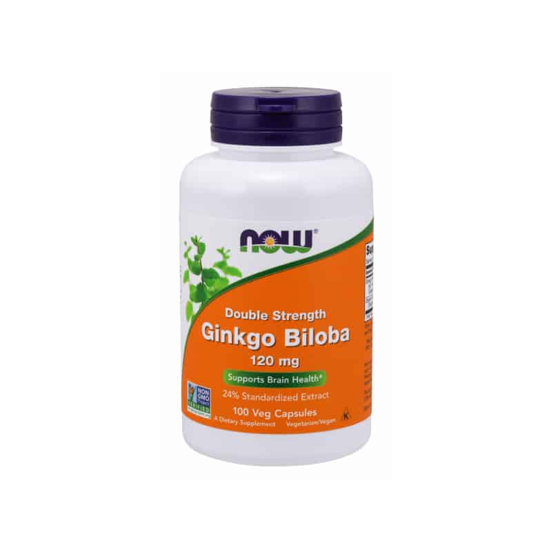 NOW Foods Ginkgo Biloba Double Strength 120mg