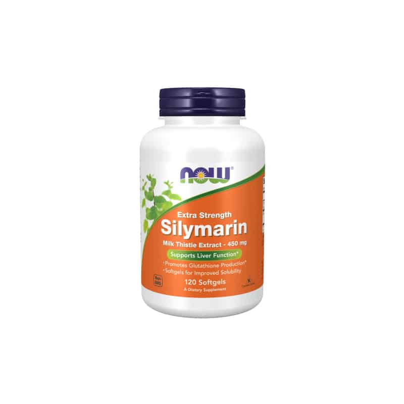 NOW Foods Silymarin Milk Thistle Extract Extra Strength 450mg
