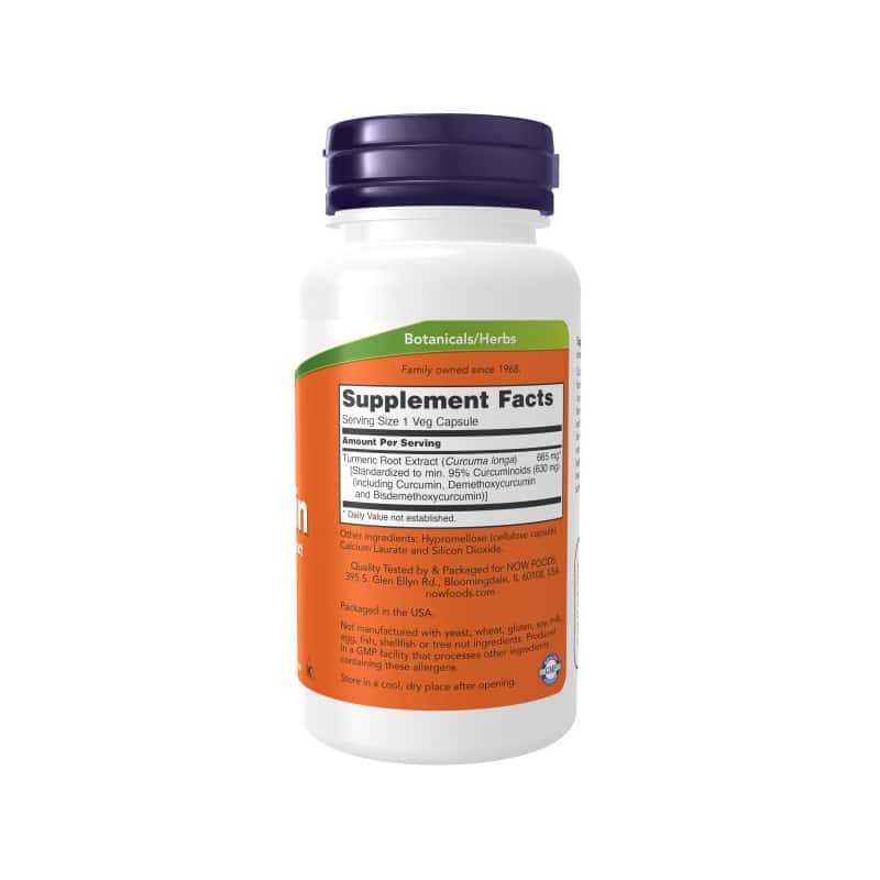 NOW Foods Turmeric Curcumin 665mg