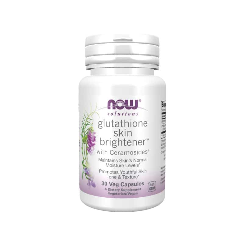 NOW Foods Glutathione Skin Brightener with Ceramosides