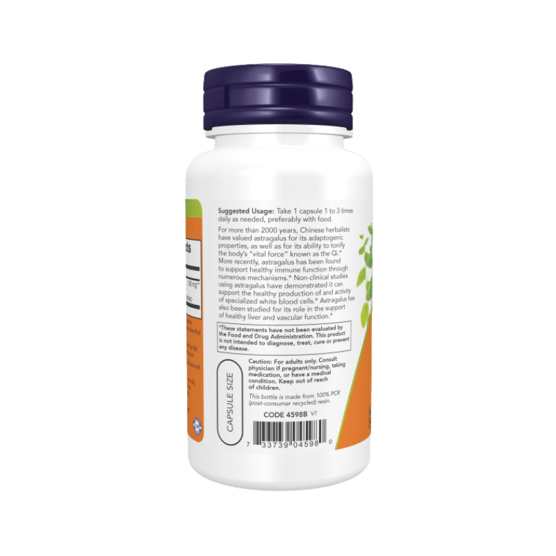 Now Foods Astragalus Extract 500 mg