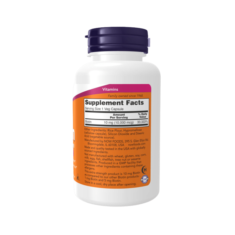 Now Foods Biotin 10mg