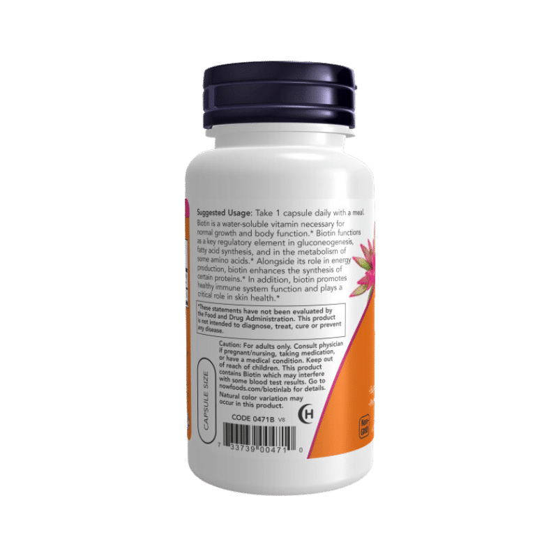 Now Foods Biotin 5mg