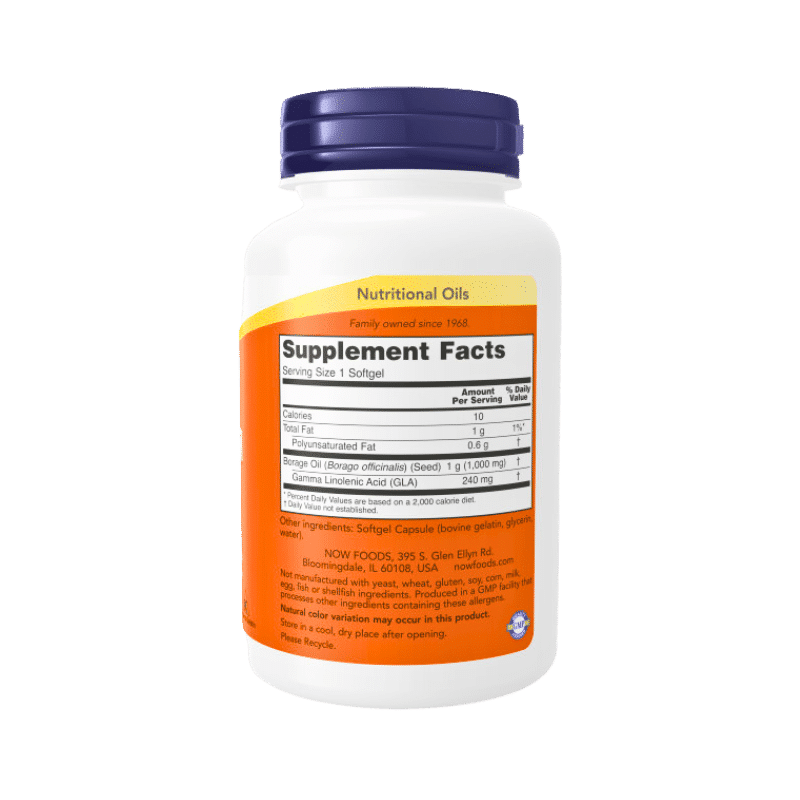 Now Foods Borage Oil 1000mg