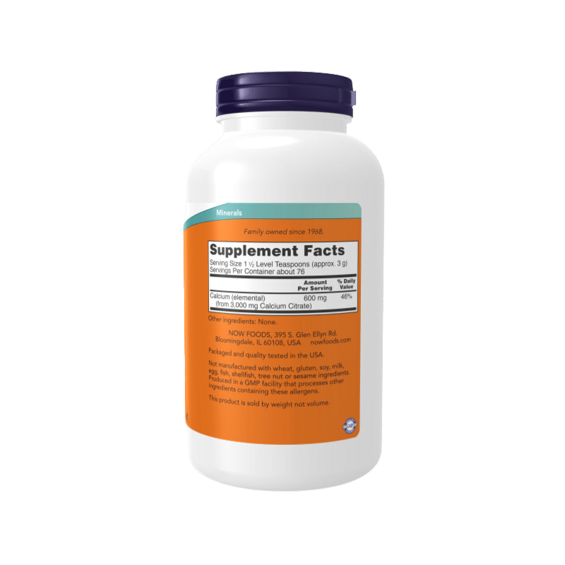 Now Foods Calcium Citrate Pure Powder