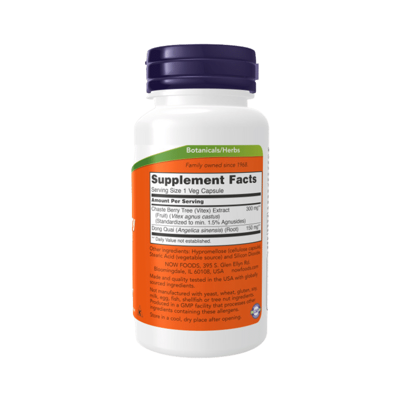 Now Foods Chaste Berry Vitex Extract 300mg