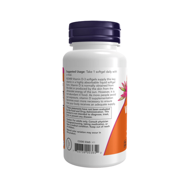 Now Foods Vitamin D3 1,000IU