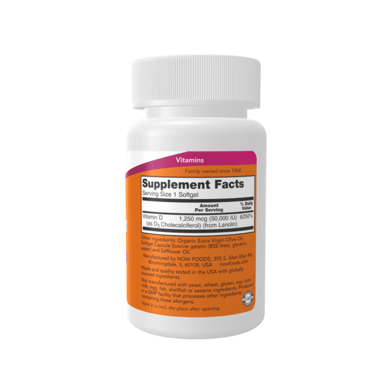Now Foods Vitamin D3 50,000IU