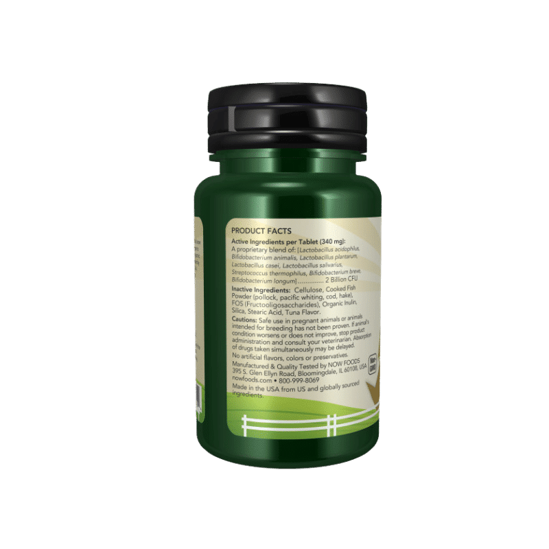 Now Foods G.I. Support Probiotic - 90 Chewables for Dogs & Cats