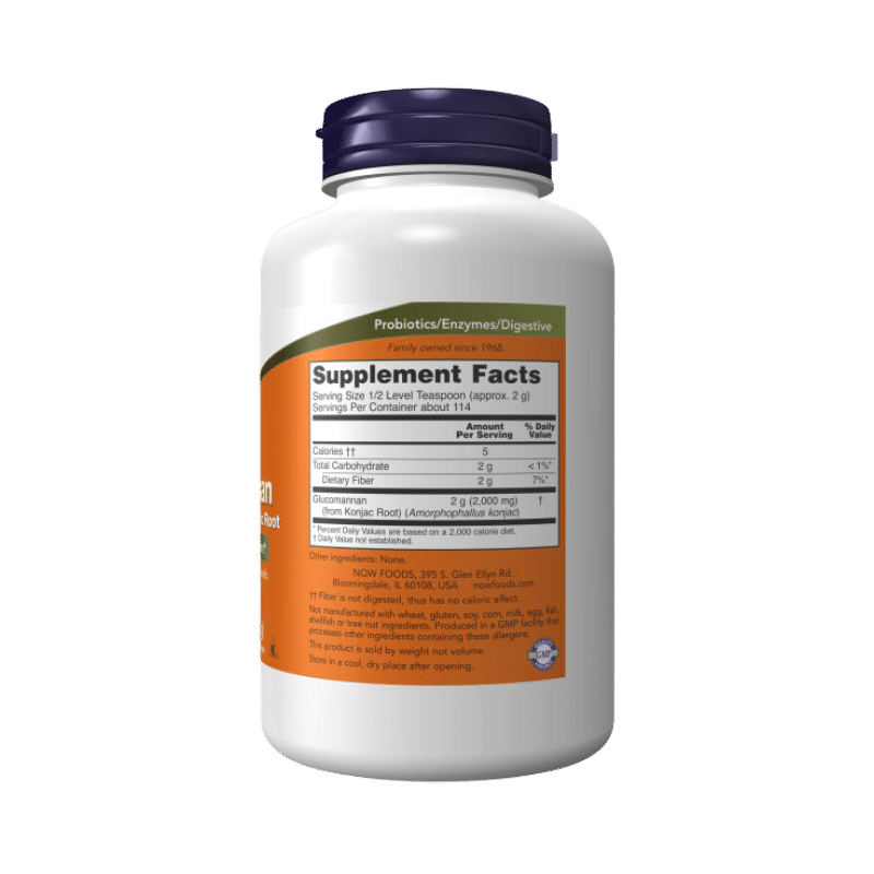 Now Foods Glucomannan Pure Powder