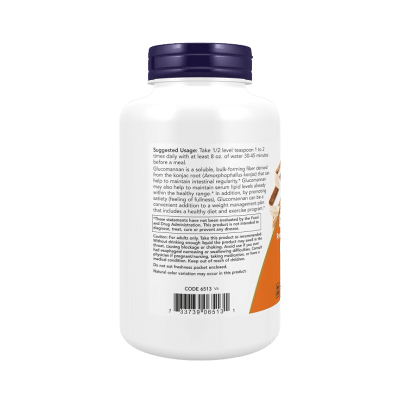 Now Foods Glucomannan Pure Powder