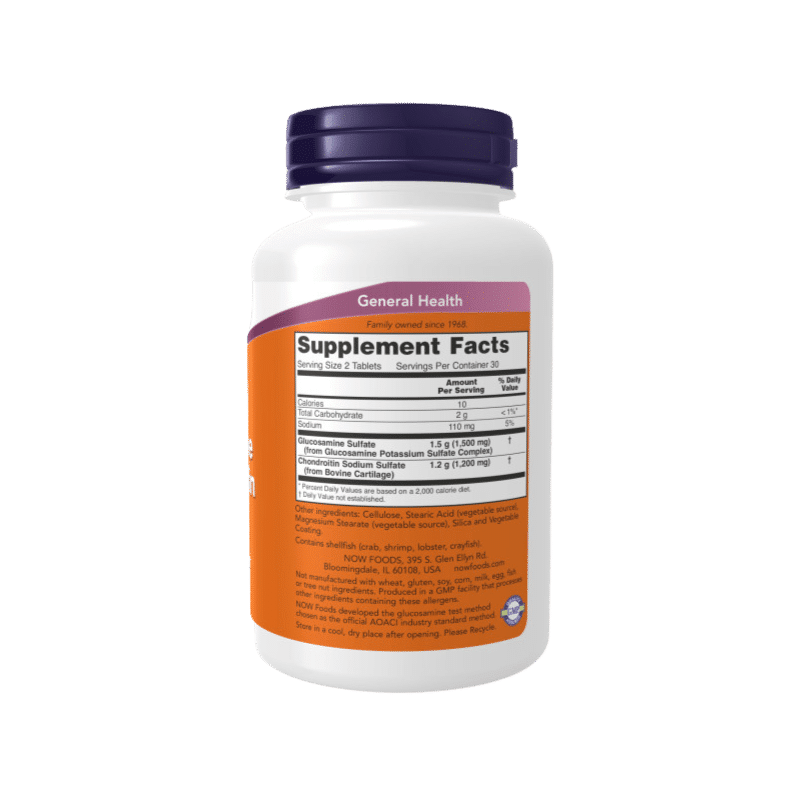 Now Foods Glucosamine & Chondroitin Extra Strength