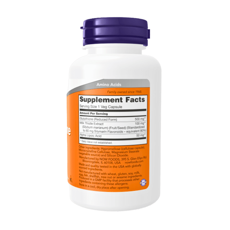 Now Foods Glutathione 500mg