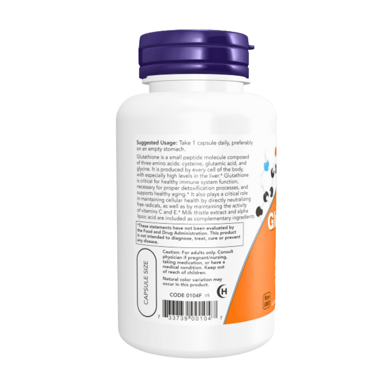 Now Foods Glutathione 500mg