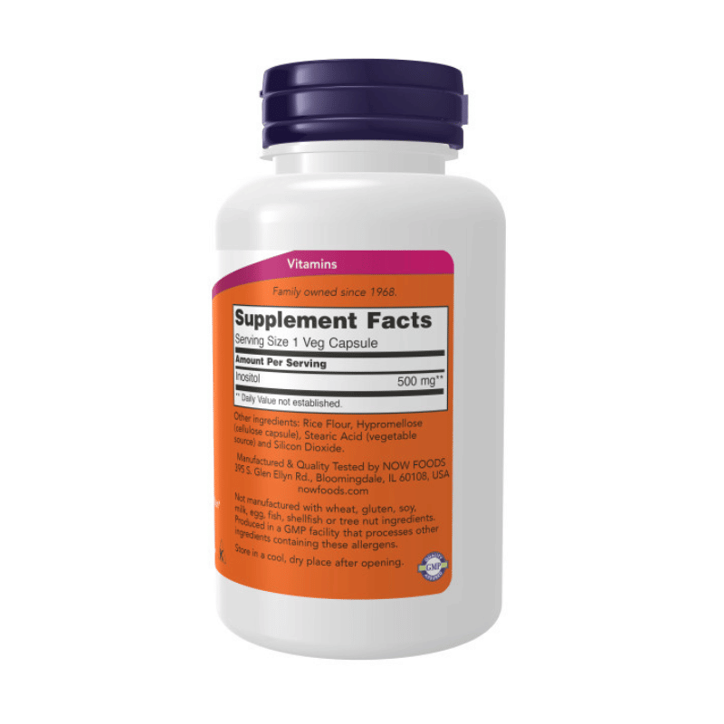 NOW Foods Inositol 500mg