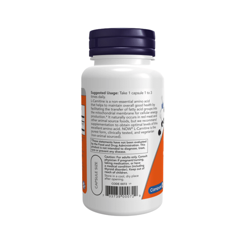 Now Foods L-Carnitine 500mg