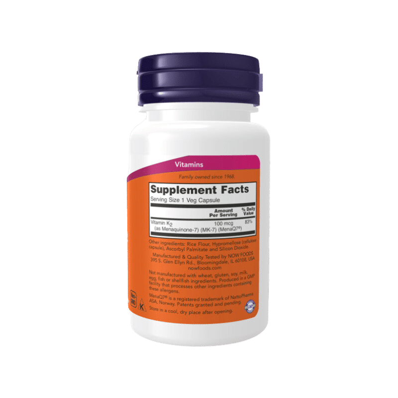 Now Foods MK-7 Vitamin K-2 100 mcg