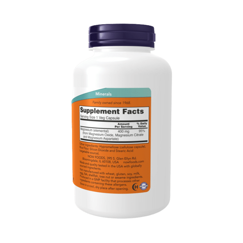 Now Foods Magnesium 400mg