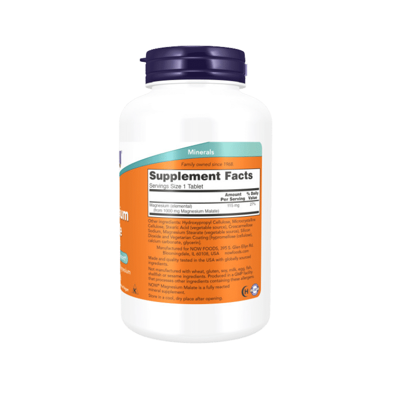 Now Foods Magnesium Malate 1000mg