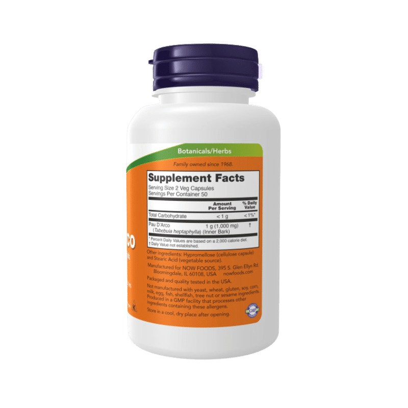 Now Foods Pau D' Arco 500mg