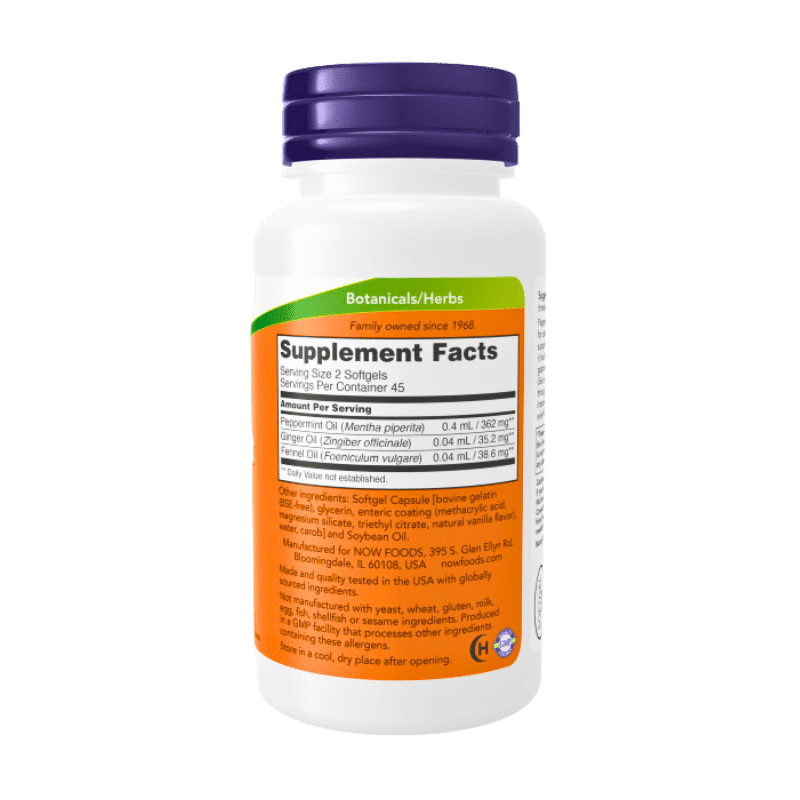 Now Foods Peppermint Gels