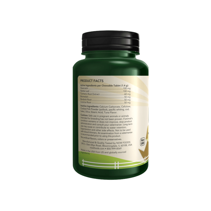 Now Foods Pet Allergy Chewable for Dogs & Cats