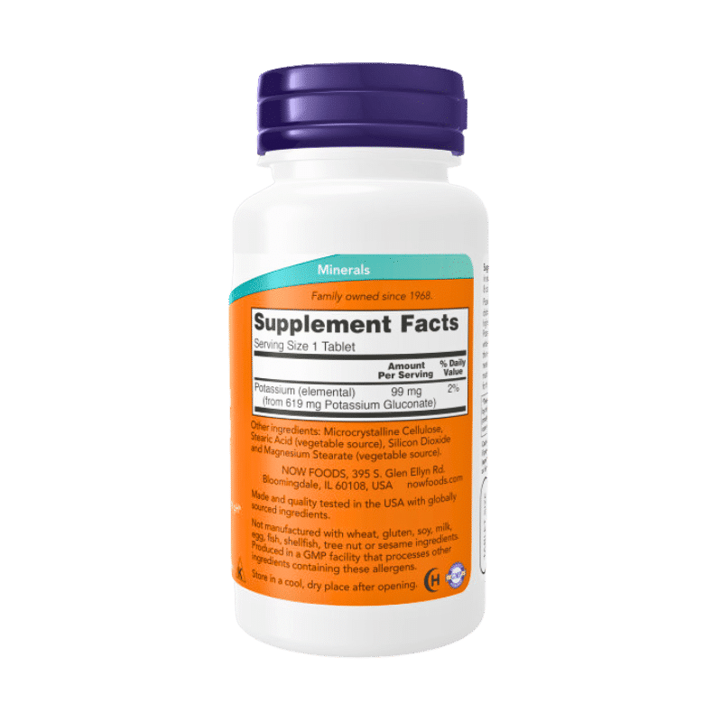 Now Foods Potassium Gluconate 99mg