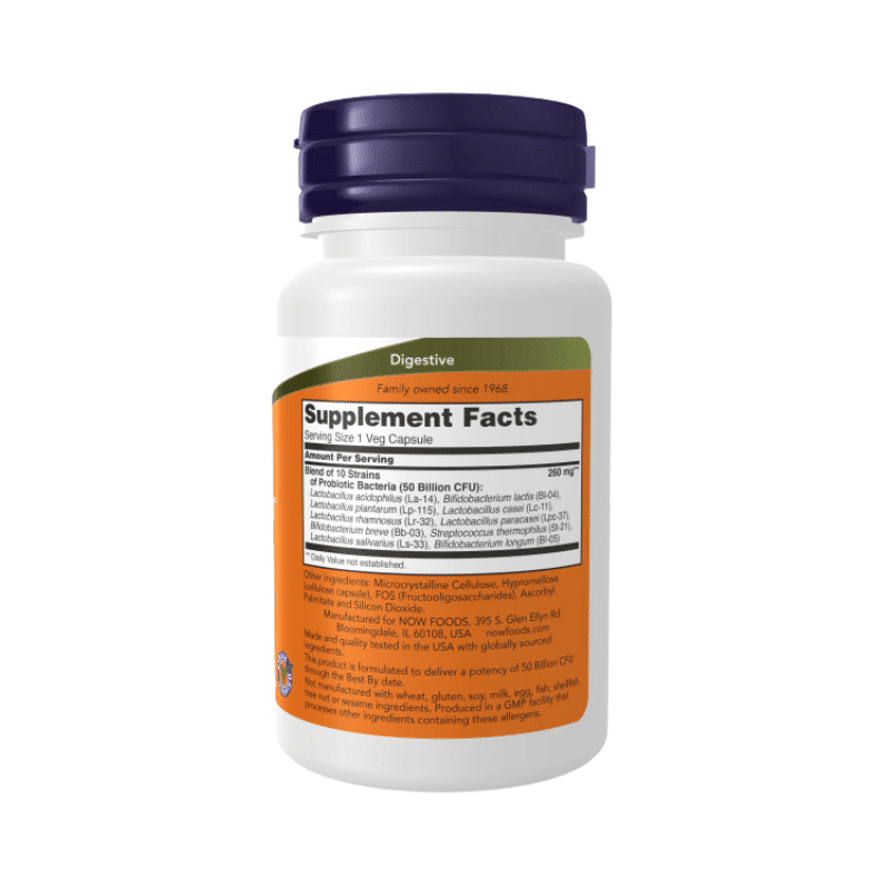 Now Food Probiotic-10, 50 Billion