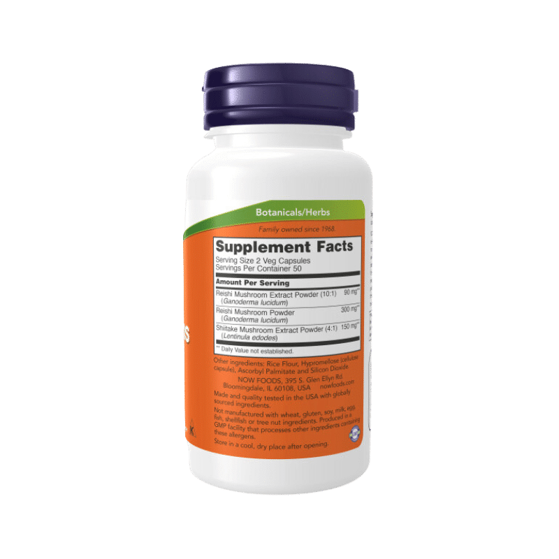 Now Foods Rei-Shi Mushrooms 270mg