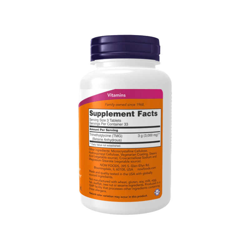 Now Foods TMG Betaine 1,000 mg