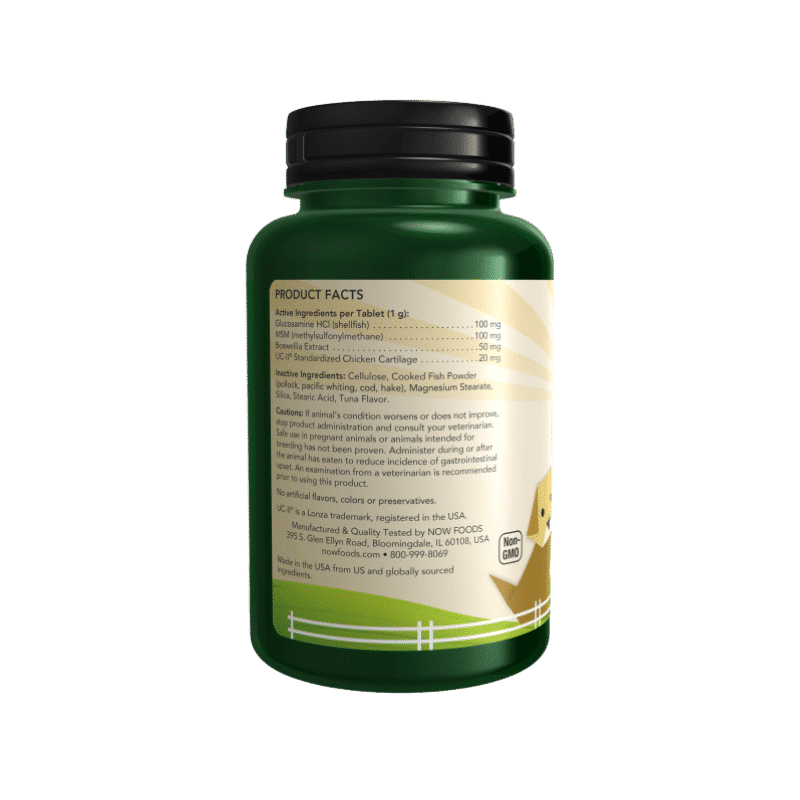 Now Foods UC-II® Advanced Joint Mobility Chewables for Dogs & Cats