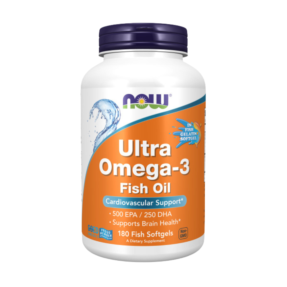 Now Foods Ultra Omega-3 (Fish Gelatin) Fish Oil
