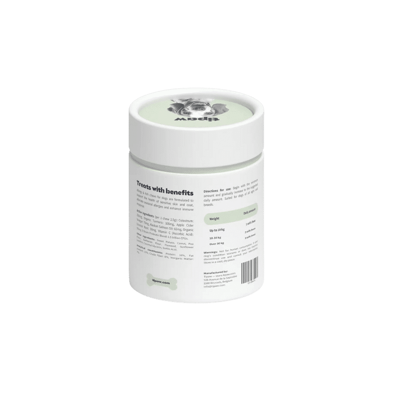 Tipaw Allergy & Itch Supplements for Dogs