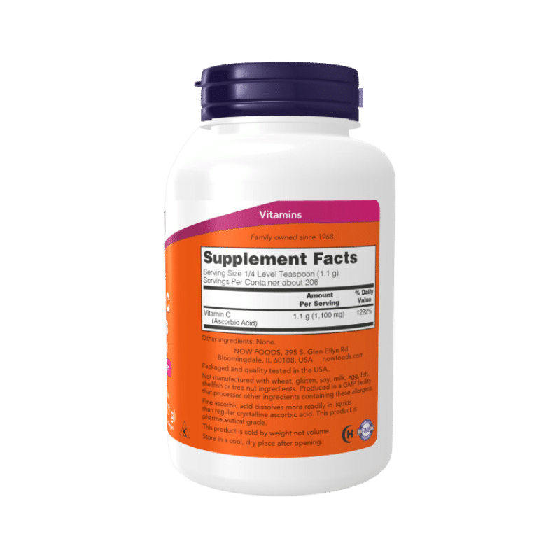 Now Foods Vitamin C Crystals Asorbic Acid 227g