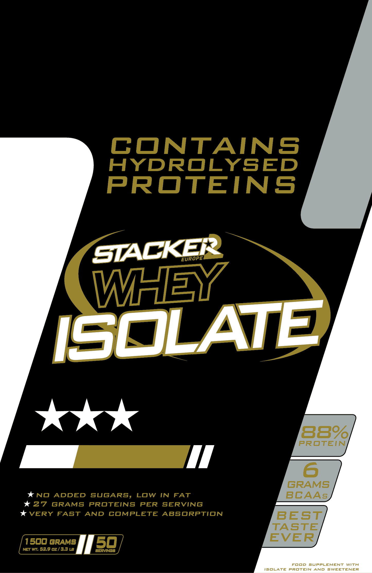 Stacker2 Whey Isolate 1.5kg