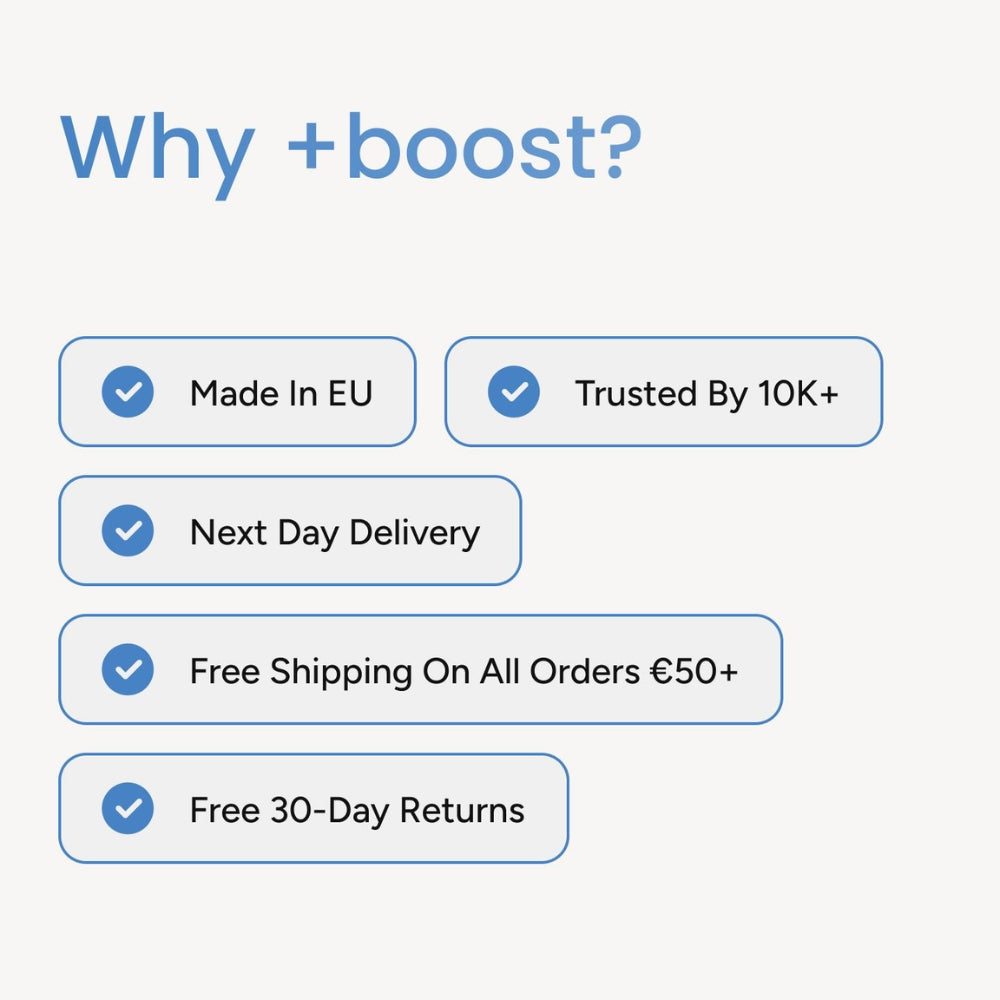 +boost Magnesium Glycinate supplement bottle with label, showing the product name and branding on a clean white background.