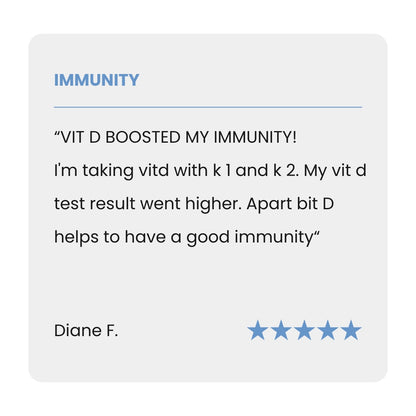 +boost Vitamin D3, K1, and K2 supplement bottles with labels showing the vitamin supplement ingredients.