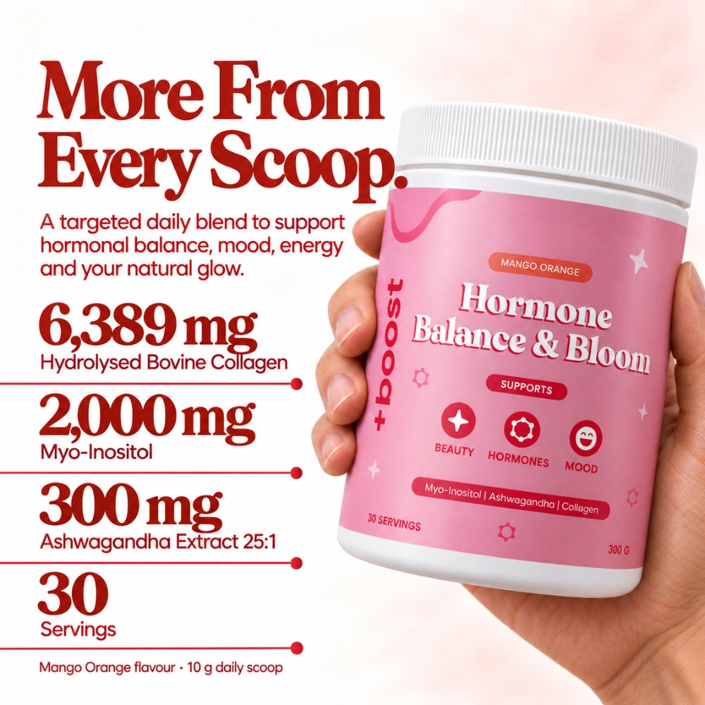 +boost Hormone Balance & Bloom