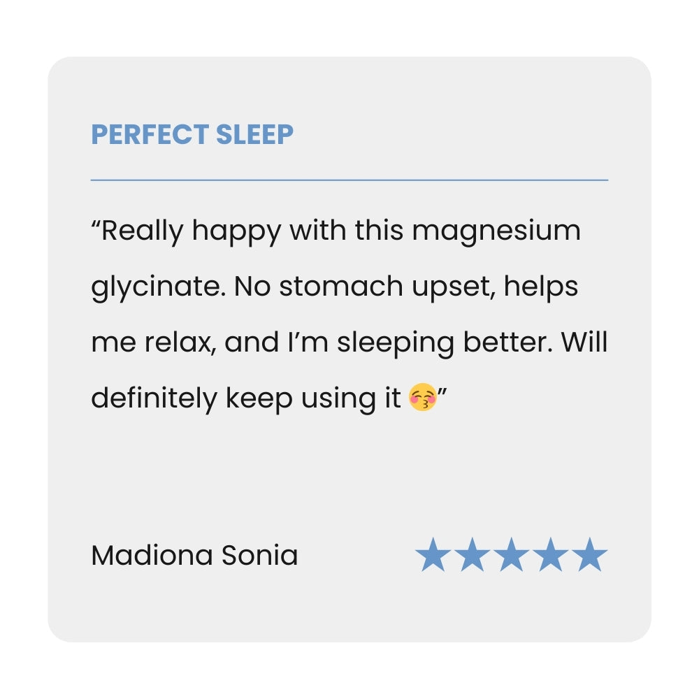 +boost Magnesium Glycinate supplement bottle with label, showing white capsules on a neutral background.