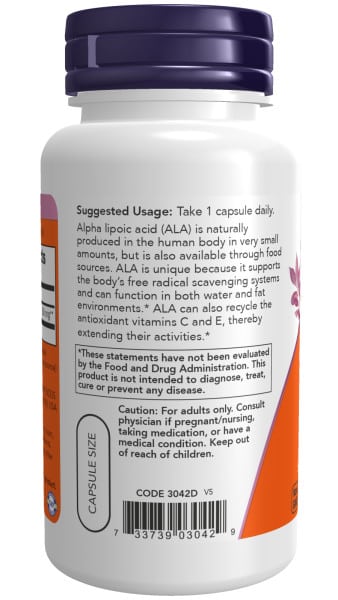 NOW Foods Alpha Lipoic Acid (ALA)