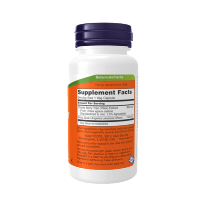 Now Foods Chaste Berry Vitex Extract 300mg