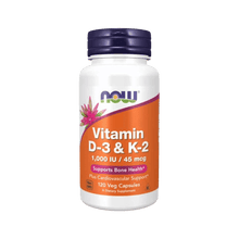 Now Foods Vitamin D3 & K2 (1,000 IU / 45mcg)